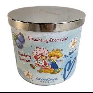 Goose Creek Strawberry Shortcake & Huckleberry Pie 14.5 Ounce 3-Wick Candle New